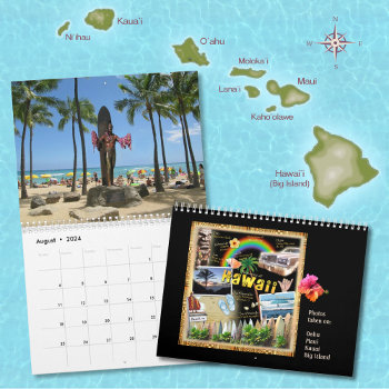 Hawaii 🌺 Photo Calendar by aura2000 at Zazzle