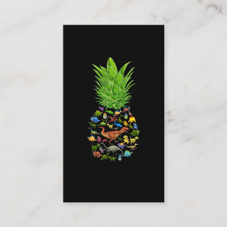 Hawaii Pineapple Dinossaurs Business Card Zazzle