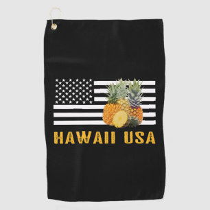 Hawaii, Pineapples Golf Towel