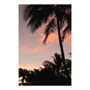 Hawaii pink sunset stationery Hawaii pink sunset stationery