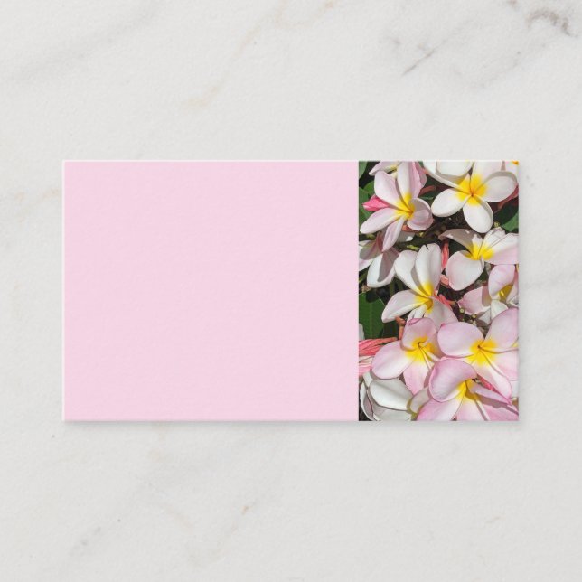 Hawaii Plumeria Business Card (Front)