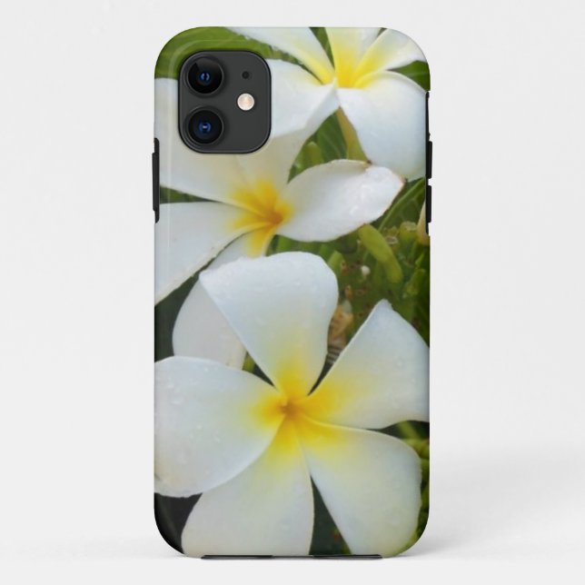 Hawaii Plumeria Case-Mate iPhone Case (Back)