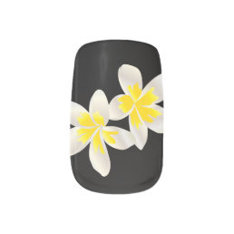 Hawaii Plumeria Flower Minx Nail Art