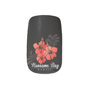 Hawaii Plumeria Flower Minx Nail Wraps