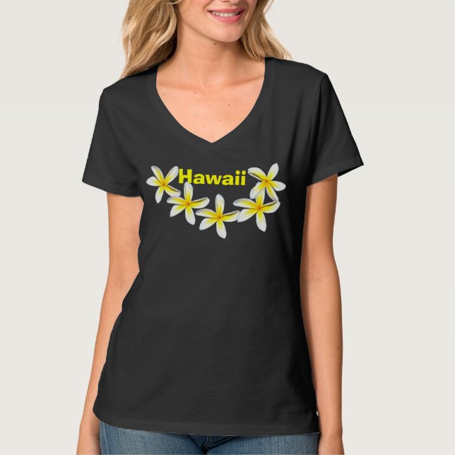 Hawaii Plumeria Tee (Front)