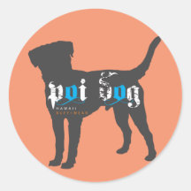 Hawaii Poi Dog / Luggage Suitcase Baggage Tag