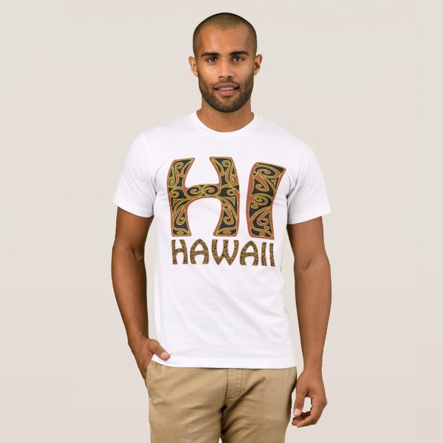 hawaii Polynesian tribal T-Shirt (Front Full)