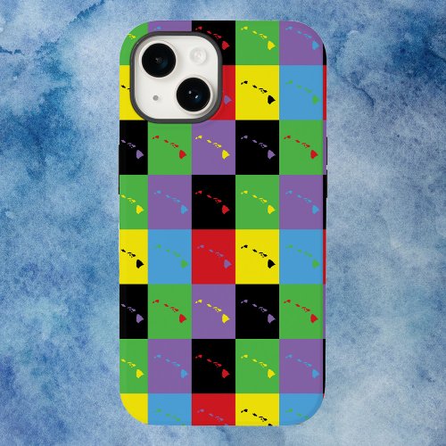 Hawaii Pop Art State Outline Pattern Case_Mate iPhone 14 Case