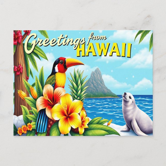HAWAII Postcard (Front)