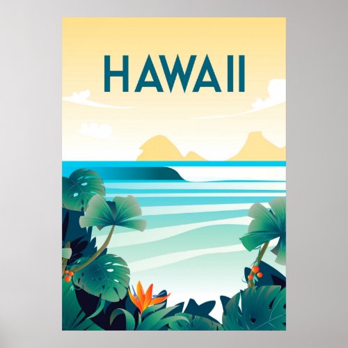 Hawaii Poster Hawaii Wall Art 
