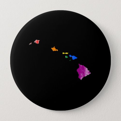 HAWAII PRIDE _ DISTRESSED _png Pinback Button
