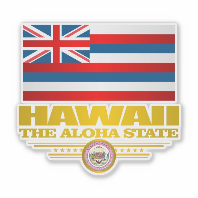 Hawaii Pride Sticker (Front)