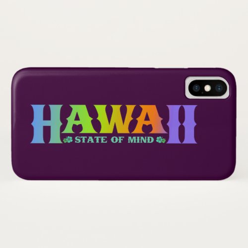 Hawaii Rainbow Colors iPhone case