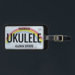Hawaii Rainbow License Plate Customizable Luggage Tag<br><div class="desc">Hawaii License Plate Customizable Luggage Bag Tag</div>