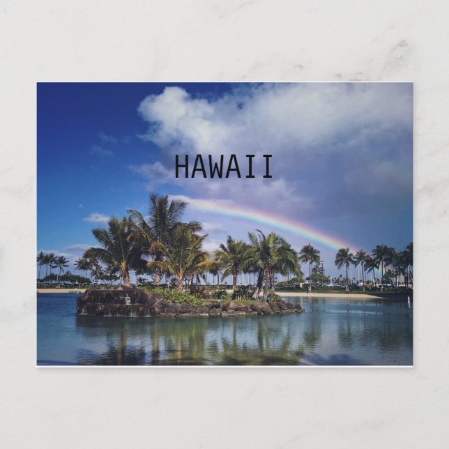 HAWAII RAINBOW POSTCARD (Front)