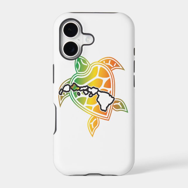 Hawaii Reggae Turtle Iphone Case (Back)