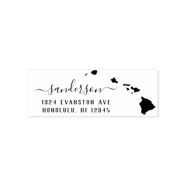 Hawaii Return Address Stamp Self-Inking (Design)
