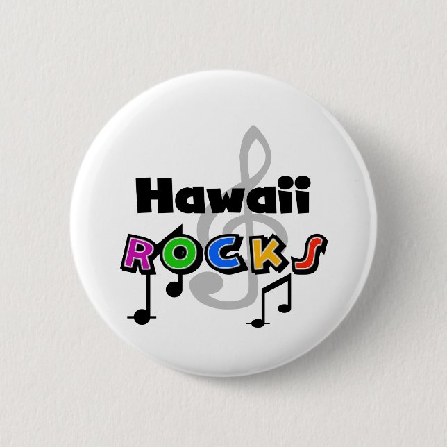 Hawaii Rocks Button (Front)
