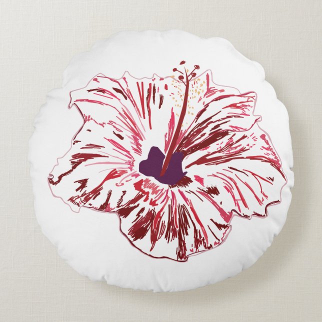 Hawaii Round Pillow (Front)