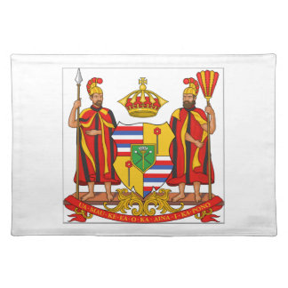 Hawaii Royal Coat of Arms Cloth Placemat