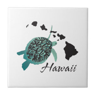 Hawaii Sea Turtle Ceramic Tile