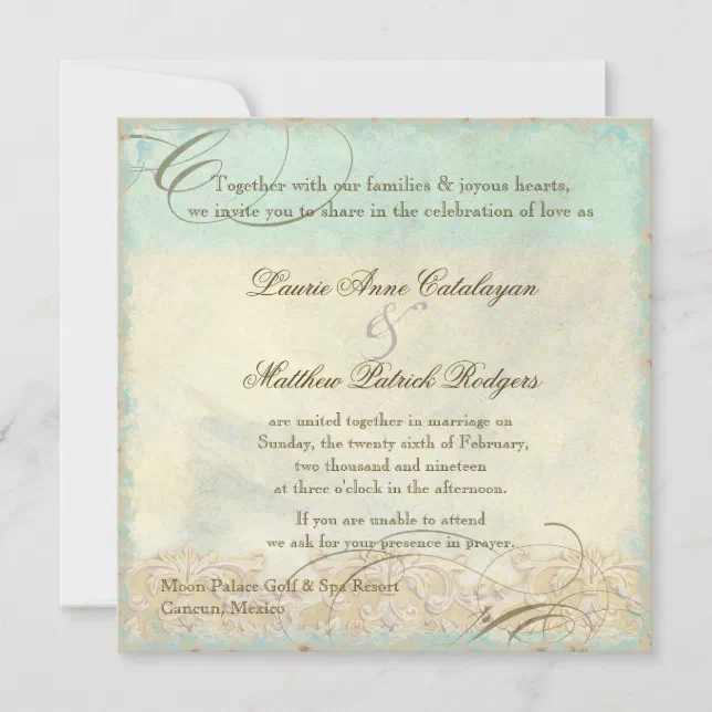 Hawaii Sea Turtle Modern Coastal Ocean Beach Invitation Zazzle