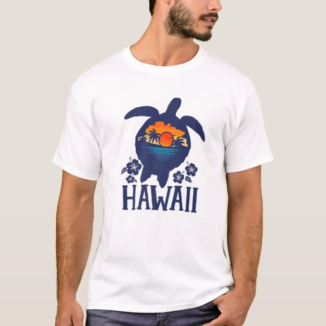 Hawaii Sea Turtles Hawaiian Matching Family Vacati T-Shirt (Front)