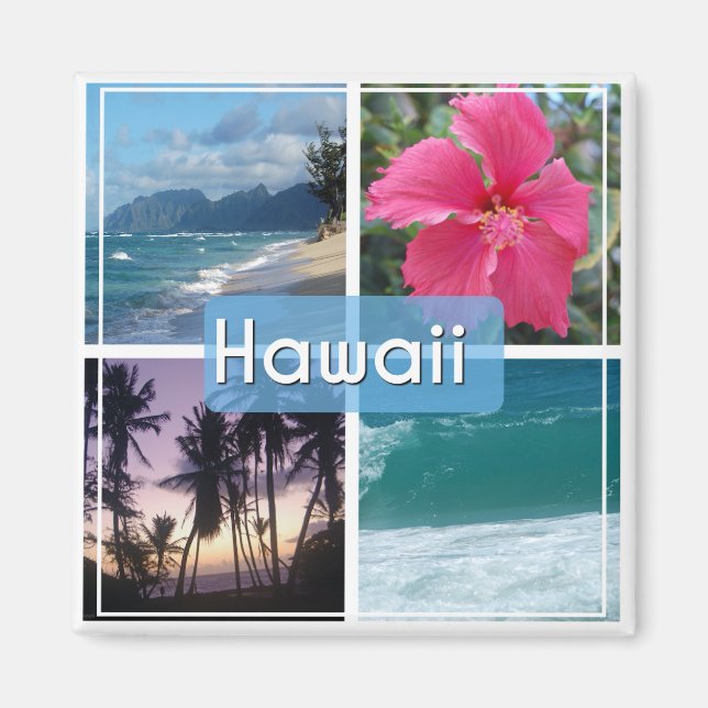 Hawaii Seascape Magnet (Front)
