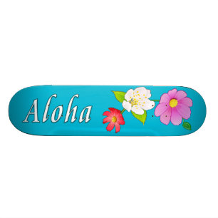 Hawaii Skateboard Floral Aloha Skateboards