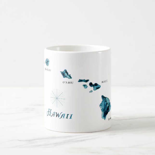 Hawaii Souvenir Coffee Mug (Center)