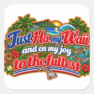 Hawaii Square Sticker