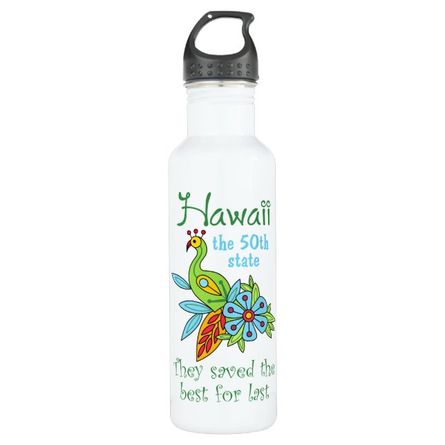 Hawaii Stainless Steel Water Bottle (Front)