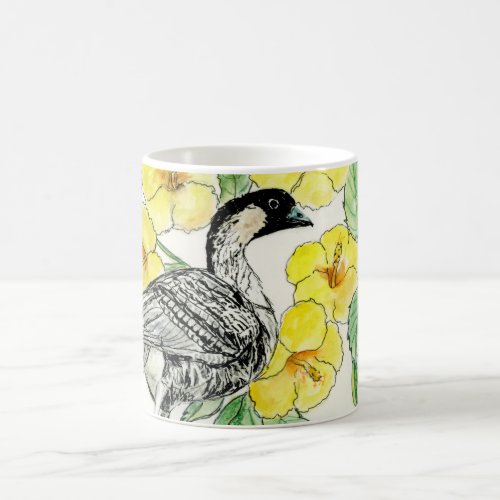Hawaii State Bird and Flower Coffee Mug