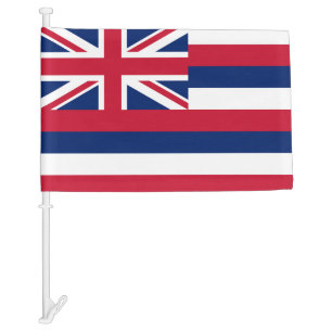 Hawaii State Car Flag