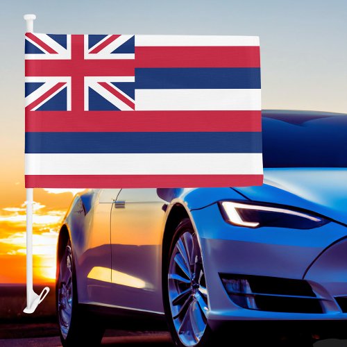 Hawaii State Car Flag