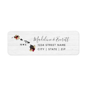 Wedding Return Address Labels | Zazzle