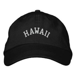 Hawaii State Embroidered Baseball Hat