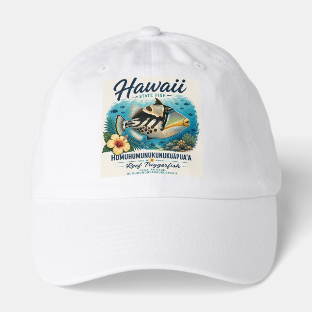 Hawaii State Fish  Hat (Front)