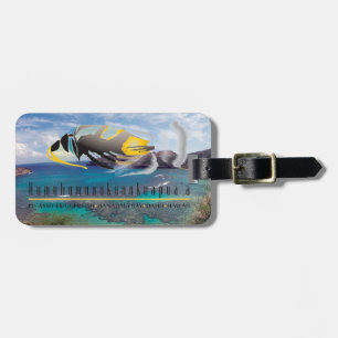 Hawaii State Fish - Humuhumunukunukuapua'a Luggage Tag