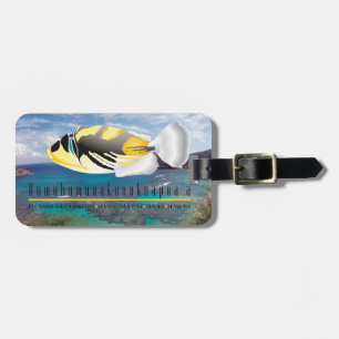 Hawaii State Fish - Humuhumunukunukuapua'a Luggage Tag