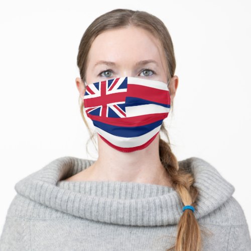 Hawaii State Flag Adult Cloth Face Mask