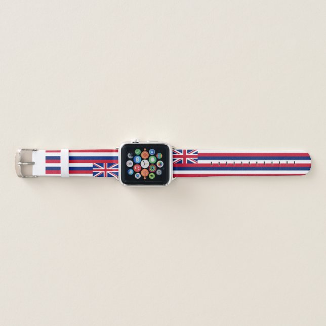 Hawaii State Flag Apple Watch Band (Front)