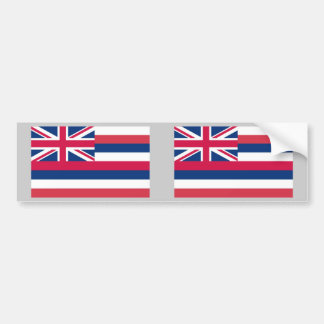 Hawaii State Flag Bumper Sticker