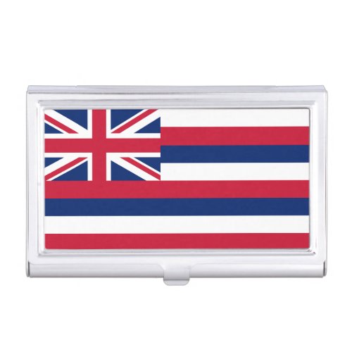 Hawaii State Flag Business Card Case