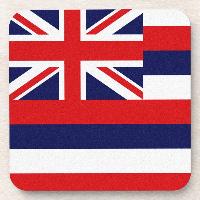 Hawaii State Flag Coaster (Front)