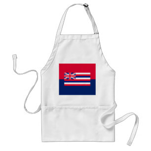 Hawaii State Flag Design Adult Apron