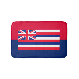 Hawaii State Flag Design Bath Mat