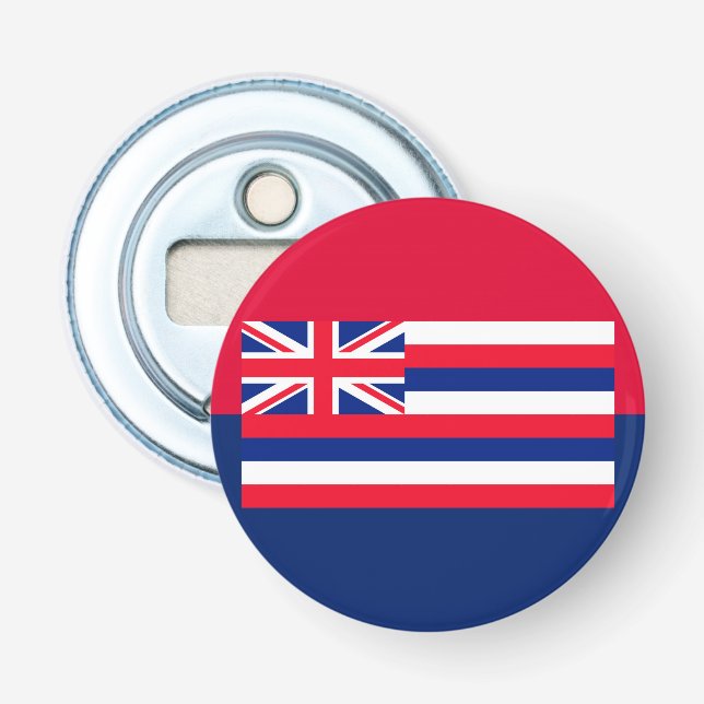 Hawaii State Flag Design Bottle Opener (Front)