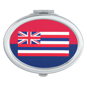 Hawaii State Flag Design Compact Mirror