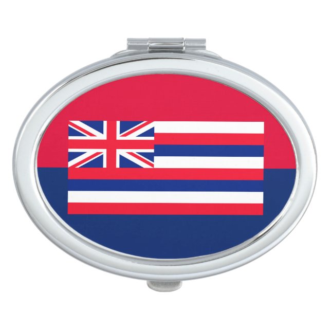 Hawaii State Flag Design Compact Mirror (Front)